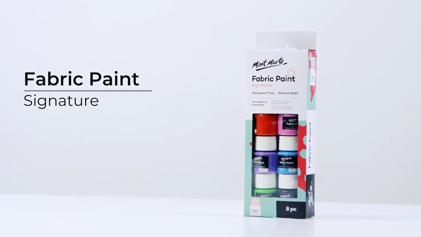 Mont Marte Fabric Paint Set Signature 8pc x 20ml (0.7 US fl.oz) by AL-Saeed Collection 5